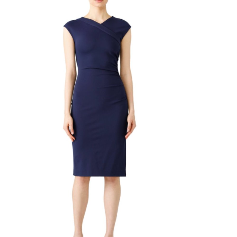 ❌HOLD❌ Diane von Furstenberg DVF New blue Navy Ruch Size2 - Picture 2 of 5